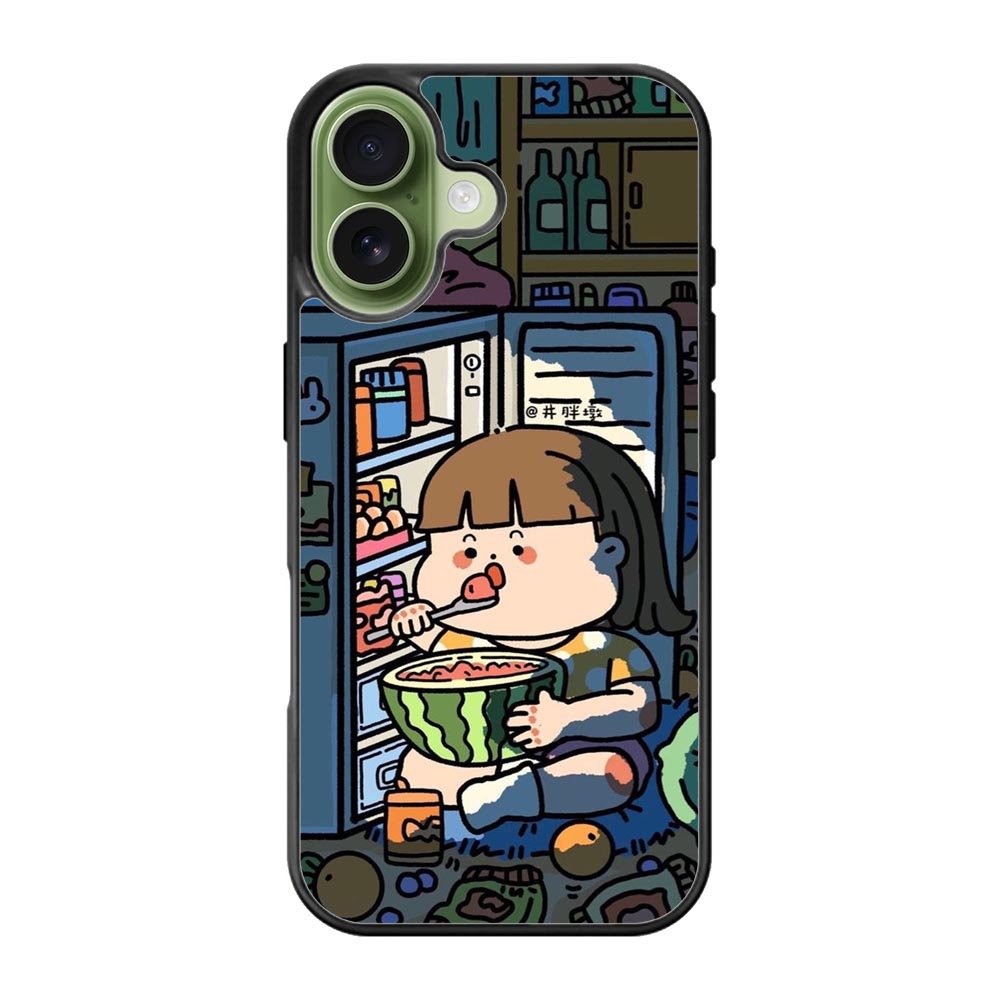 Cute Eat in The Night iPhone 17 Case OV11202