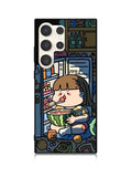 Cute Eat in The Night Samsung Galaxy S25 Ultra 5G Case QC11202