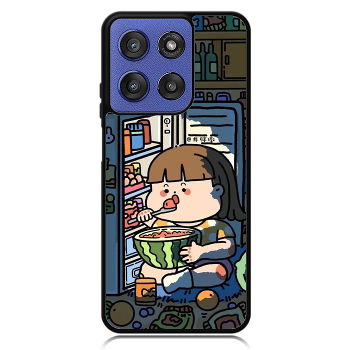 Cute Eat in The Night Motorola Moto G Stylus 5G 2025 Case OV11202