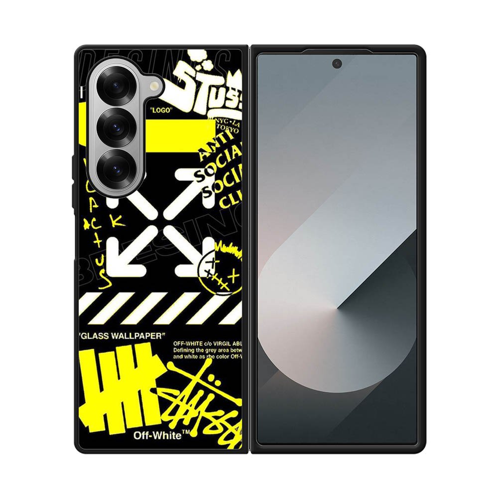 Hypebeast Yellow Black Samsung Galaxy Z Fold 7 5G Case OV11221
