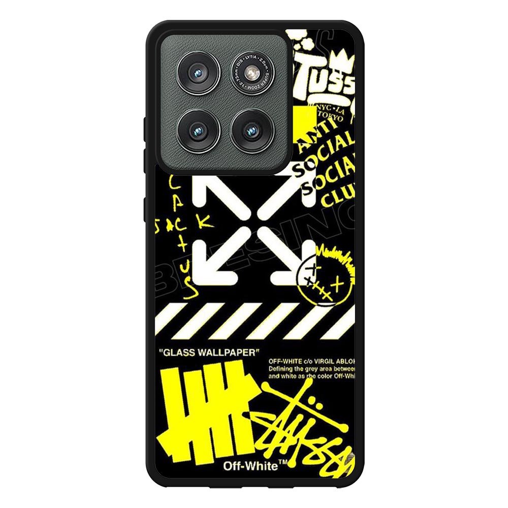 Hypebeast Yellow Black Motorola Moto Edge 2025 Case OV11221