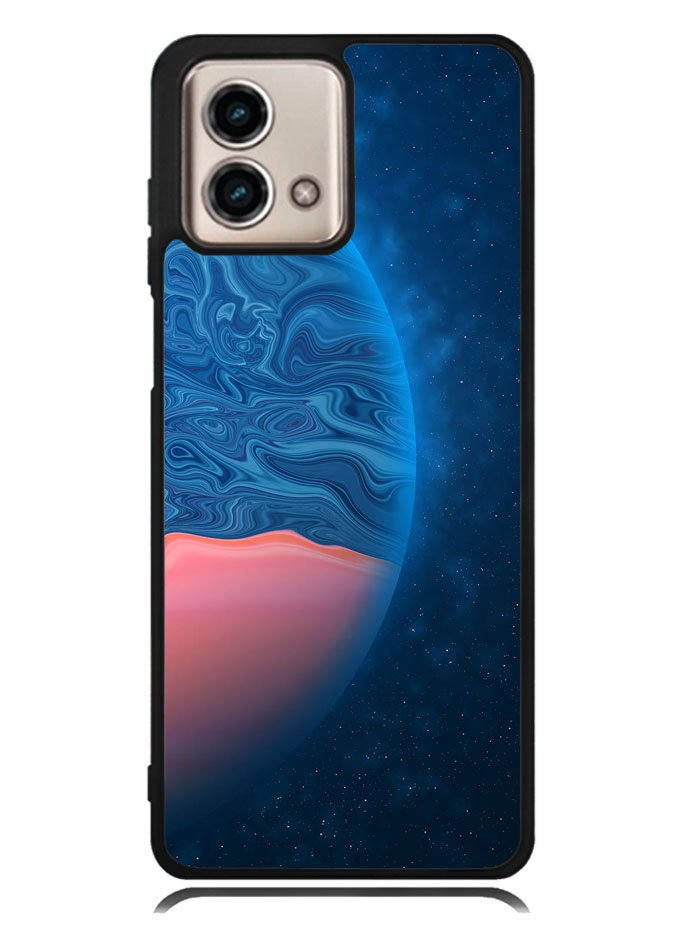 planet blue orange Motorola Moto G Stylus 5G 2023 Case OV11001
