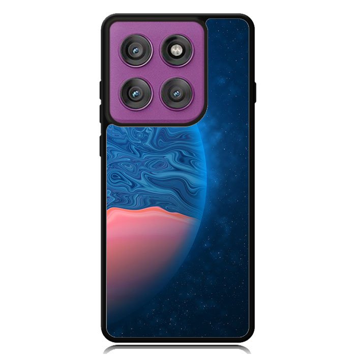 planet blue orange Motorola Moto Edge 2025 | Moto Edge 60 Fusion | Moto Edge 60 Pro Case OV11001