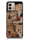 Aesthetic Brown Motorola Moto G Stylus 5G 2023 Case OV11233