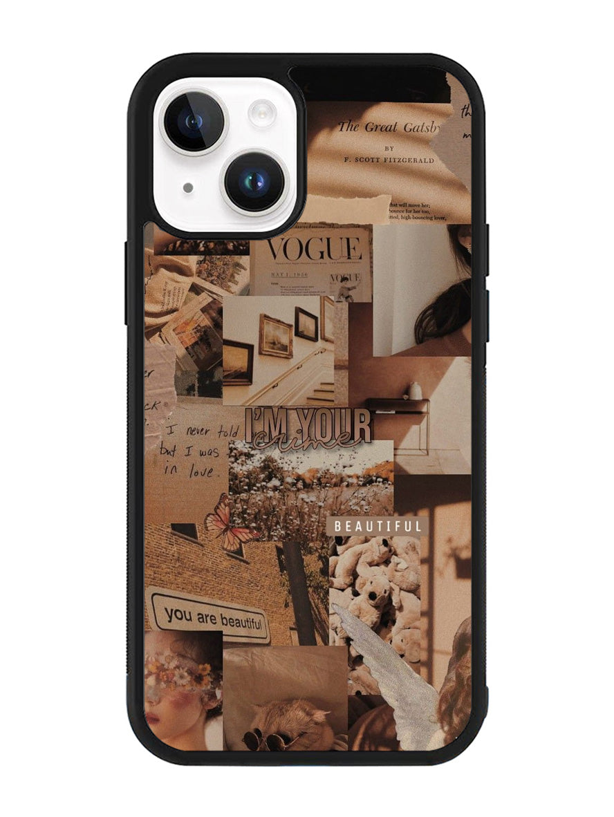 Aesthetic Brown iPhone 14 Case QC11233