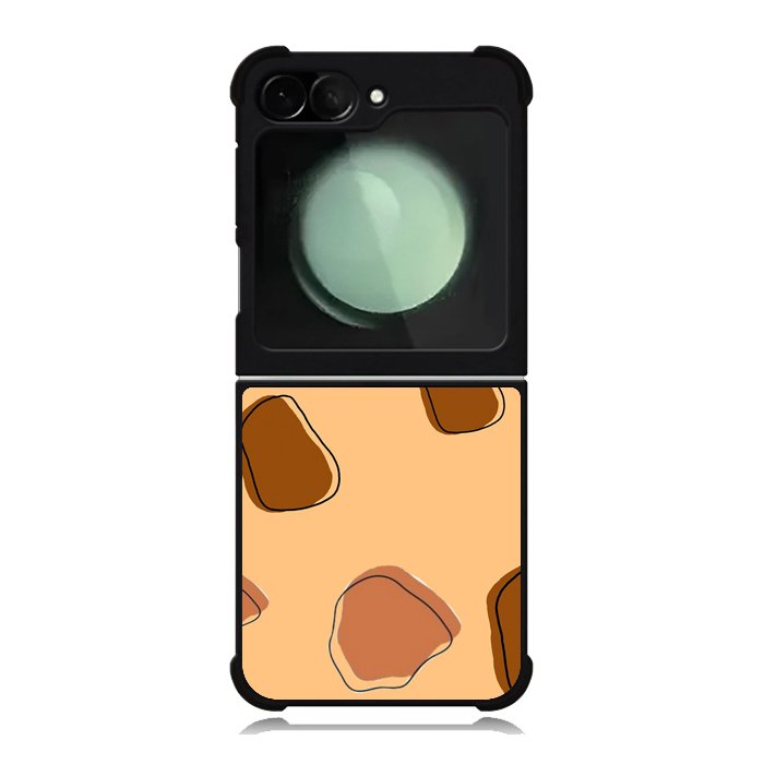 Aesthetic Brown Samsung Galaxy Z Flip 6 5G 2024 Case OV11136