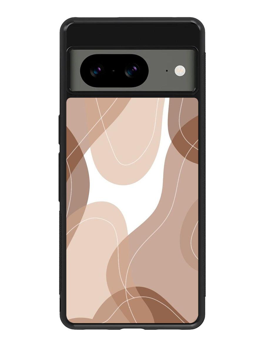 brown cream Google Pixel 8 Case QC11186