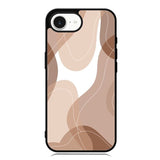brown cream iPhone 16e Case OV11186