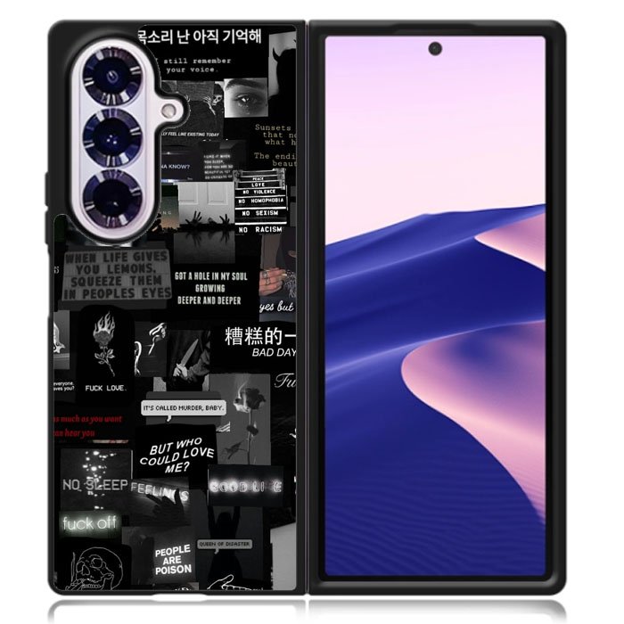 Dark Vibes Samsung Galaxy Z Fold 7 Case OV11060