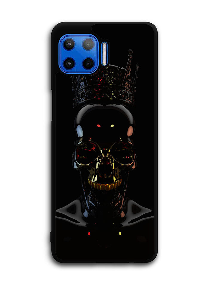 Skull Black Motorola Moto One 5G Case , Moto One 5G UW Case , Moto G 5G Plus Case