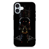 Skull Black iPhone 16 Plus Case