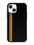 Abstract Yellow Lines iPhone 14 Plus Case QC10708