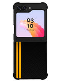 Abstract Yellow Lines Samsung Galaxy Z Flip 5 5G 2023 Case OV10708