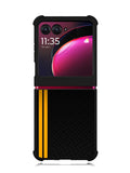 Abstract Yellow Lines Motorola Moto Razr Plus 2023 , Moto Razr+ 2023 Case OV10708