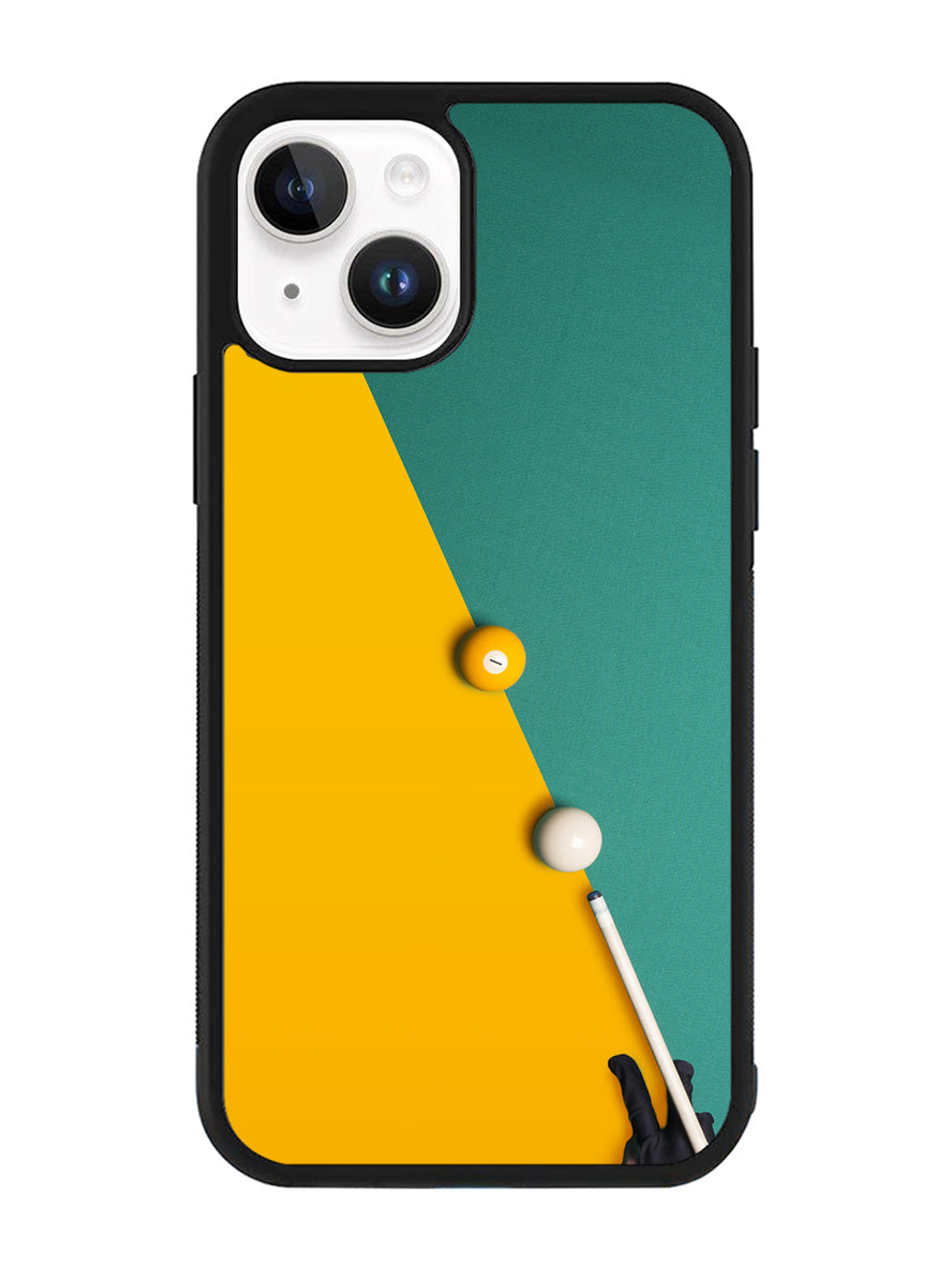 Punch holed snooker iPhone 14 Case QC10796