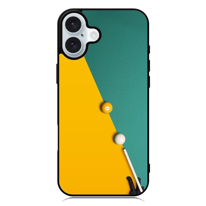 Punch holed snooker iPhone 16 Plus Case QC10796