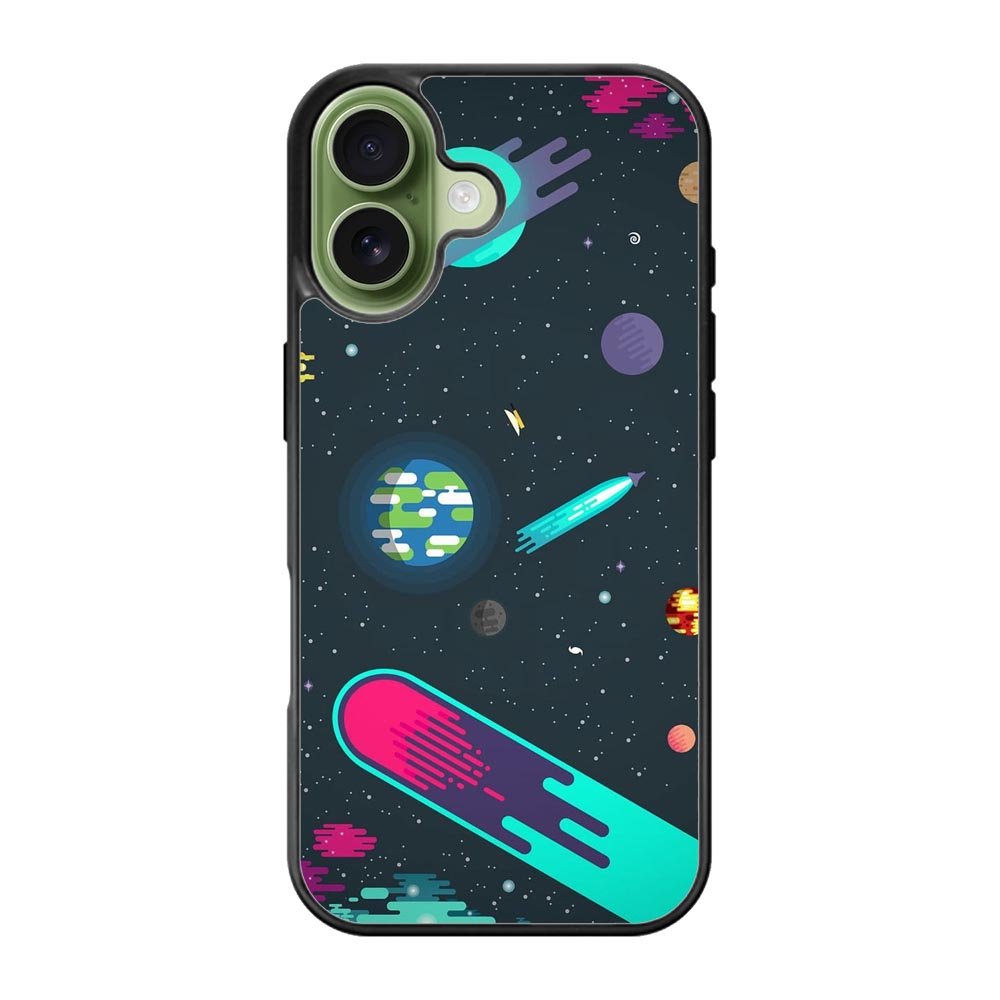 Cartoon Galaxy iPhone 17 Case OV10675