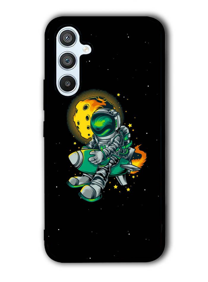 Astraunaut Black Samsung Galaxy A14 5G Case QC10638