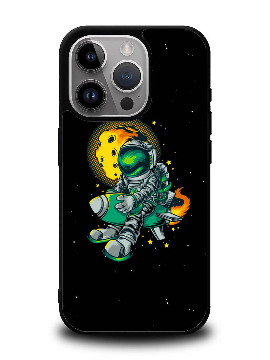 Astraunaut Black iPhone 16 Pro Case OV10638
