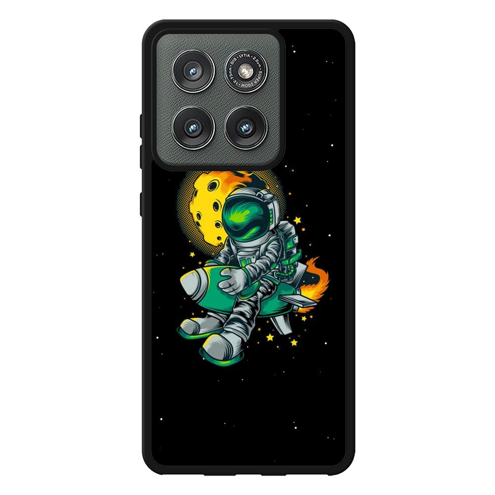 Astraunaut Black Motorola Moto Edge 2025 Case QC10638