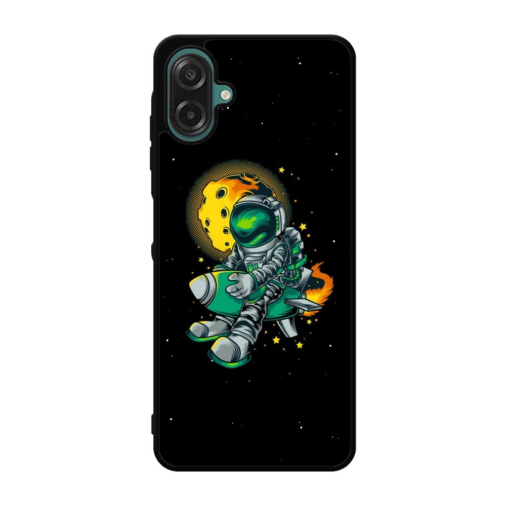Astraunaut Black Samsung Galaxy A07 Case QC10638
