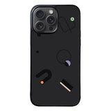 Doodle Dark FLX0470 iPhone 15 Pro Max Case