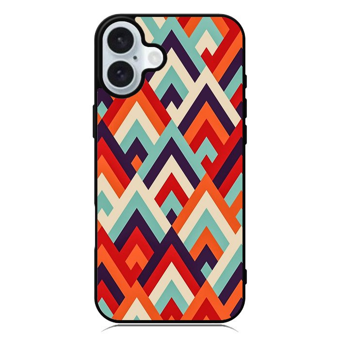 Pattern Geometric iPhone 16 Case QC10998