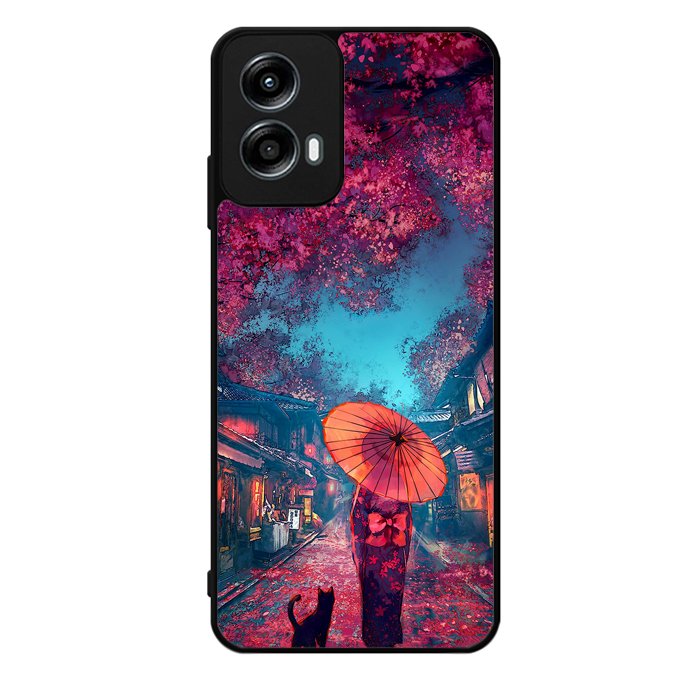 Japanese Street Motorola Moto G Play 2024 Case OV11120