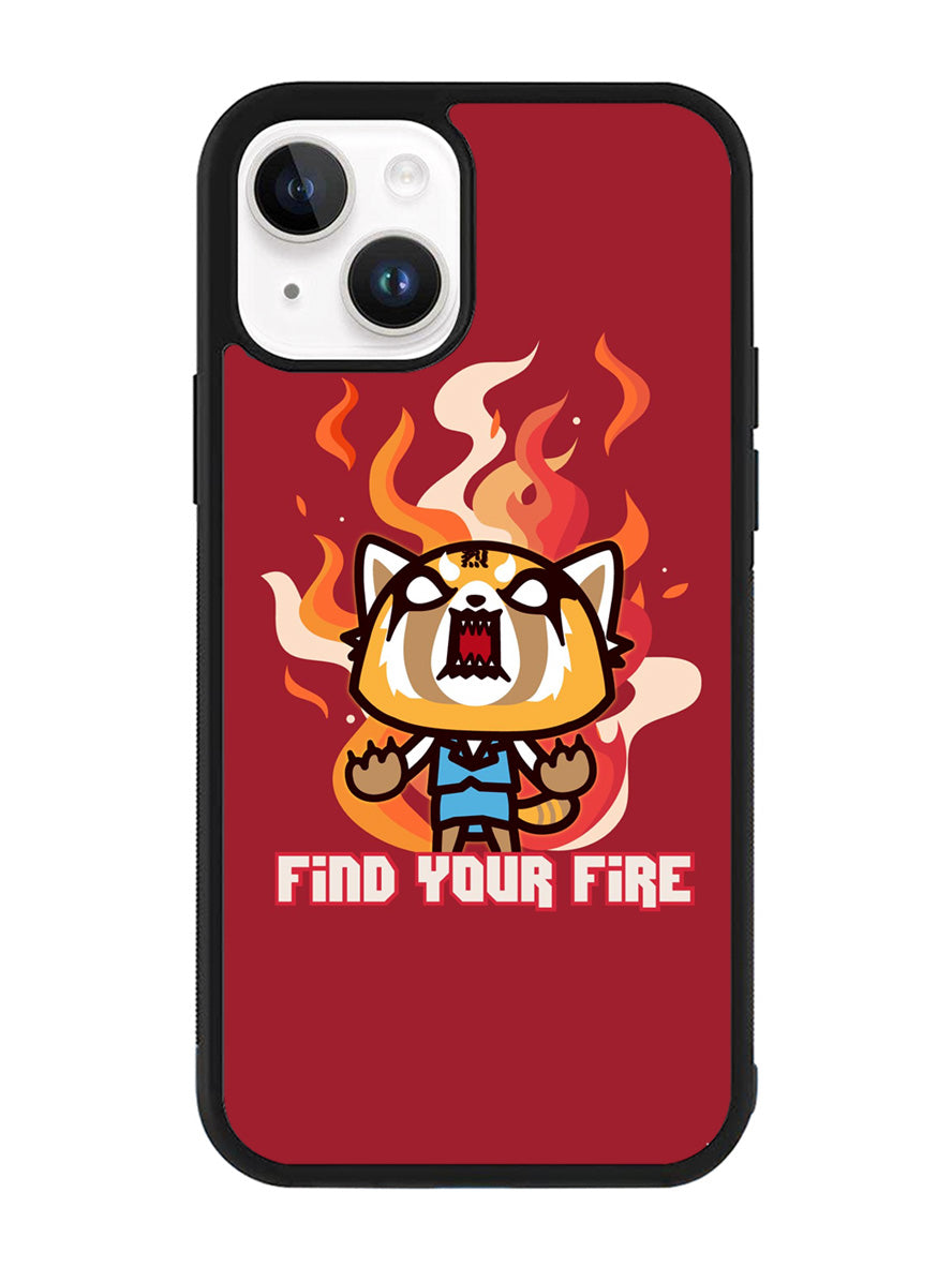 aggretsuko cartoon iPhone 14 Plus Case QC10896