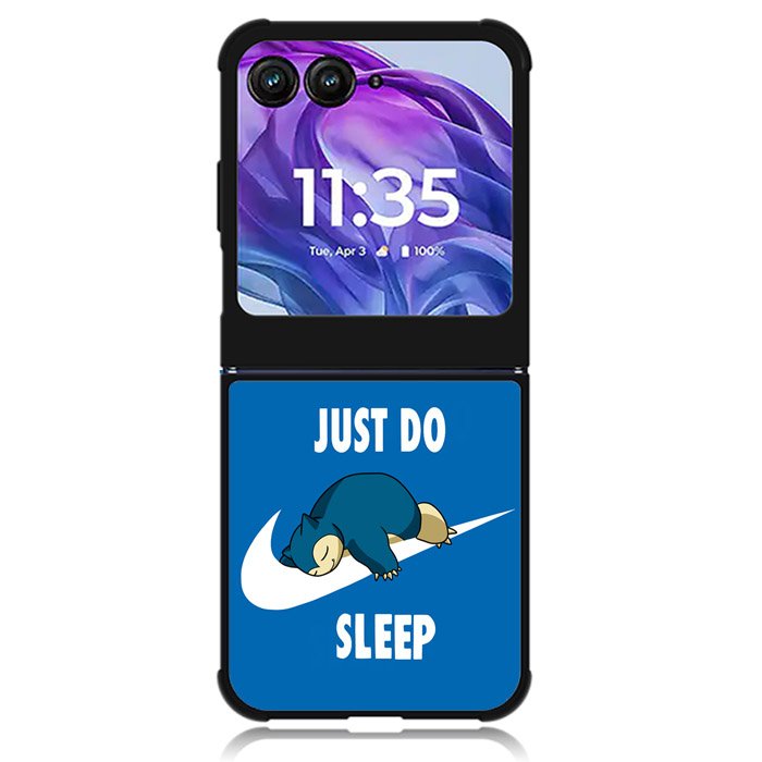 Snorlax Drooling In Sleep Motorola Moto Razr Plus 2024 , Moto Razr+ 2024 Case OV10428
