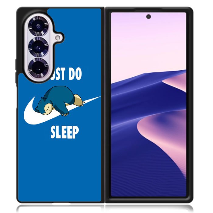 Snorlax Drooling In Sleep Samsung Galaxy Z Fold 7 Case OV10428