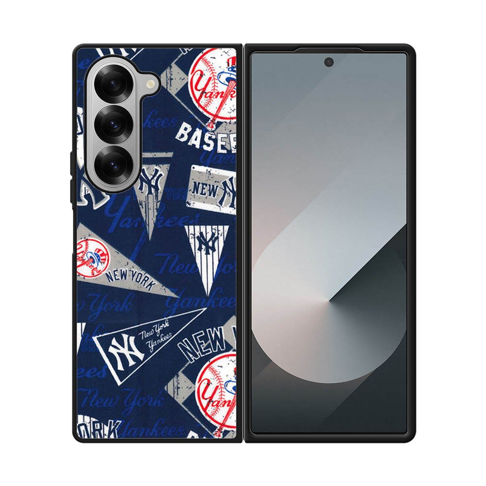 New York Yankees Vintage Samsung Galaxy Z Fold 7 5G Case QC10514