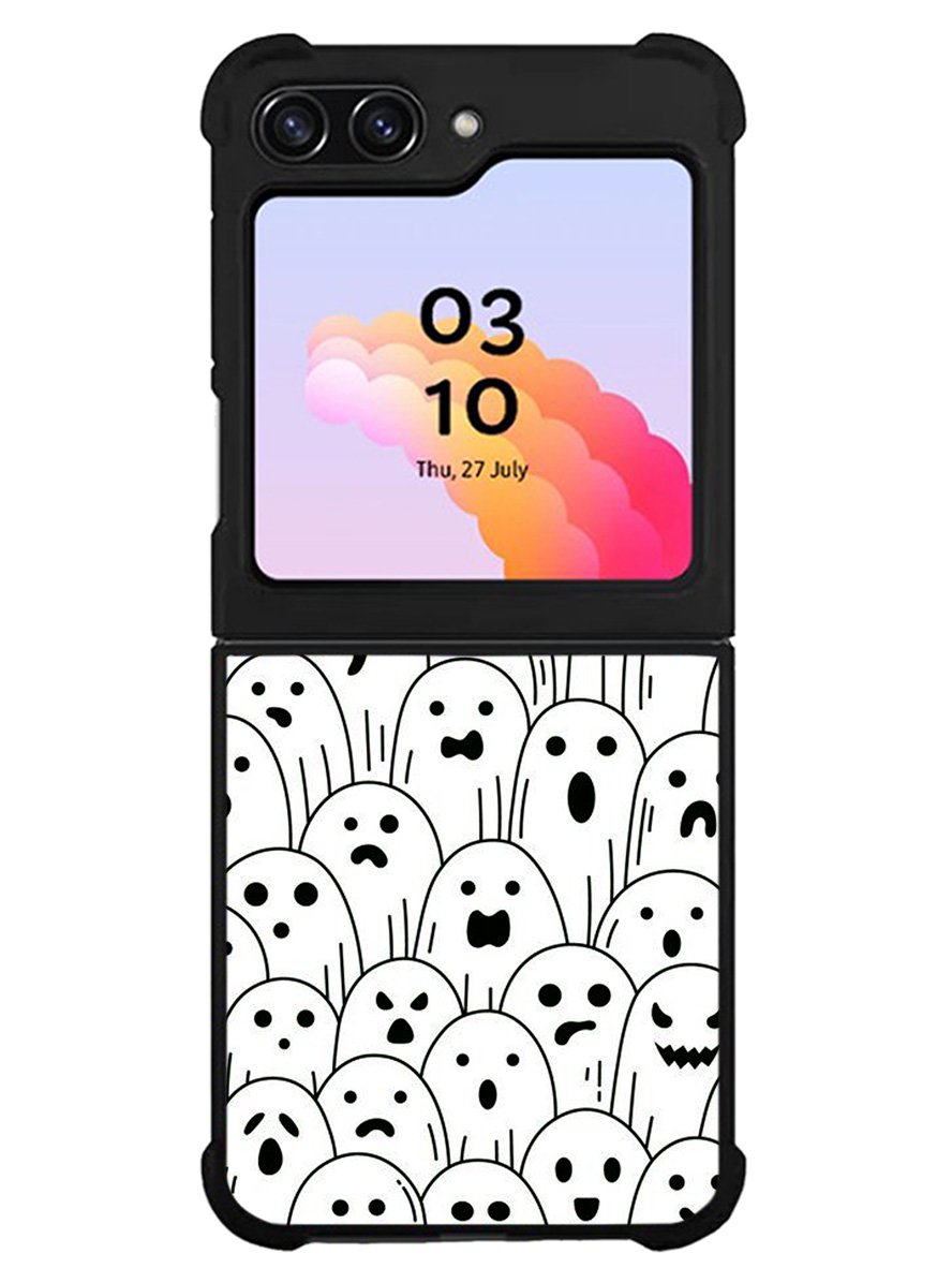 Ghost Pattern Samsung Galaxy Z Flip 5 5G 2023 Case OV10580