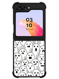 Ghost Pattern Samsung Galaxy Z Flip 5 5G 2023 Case OV10580