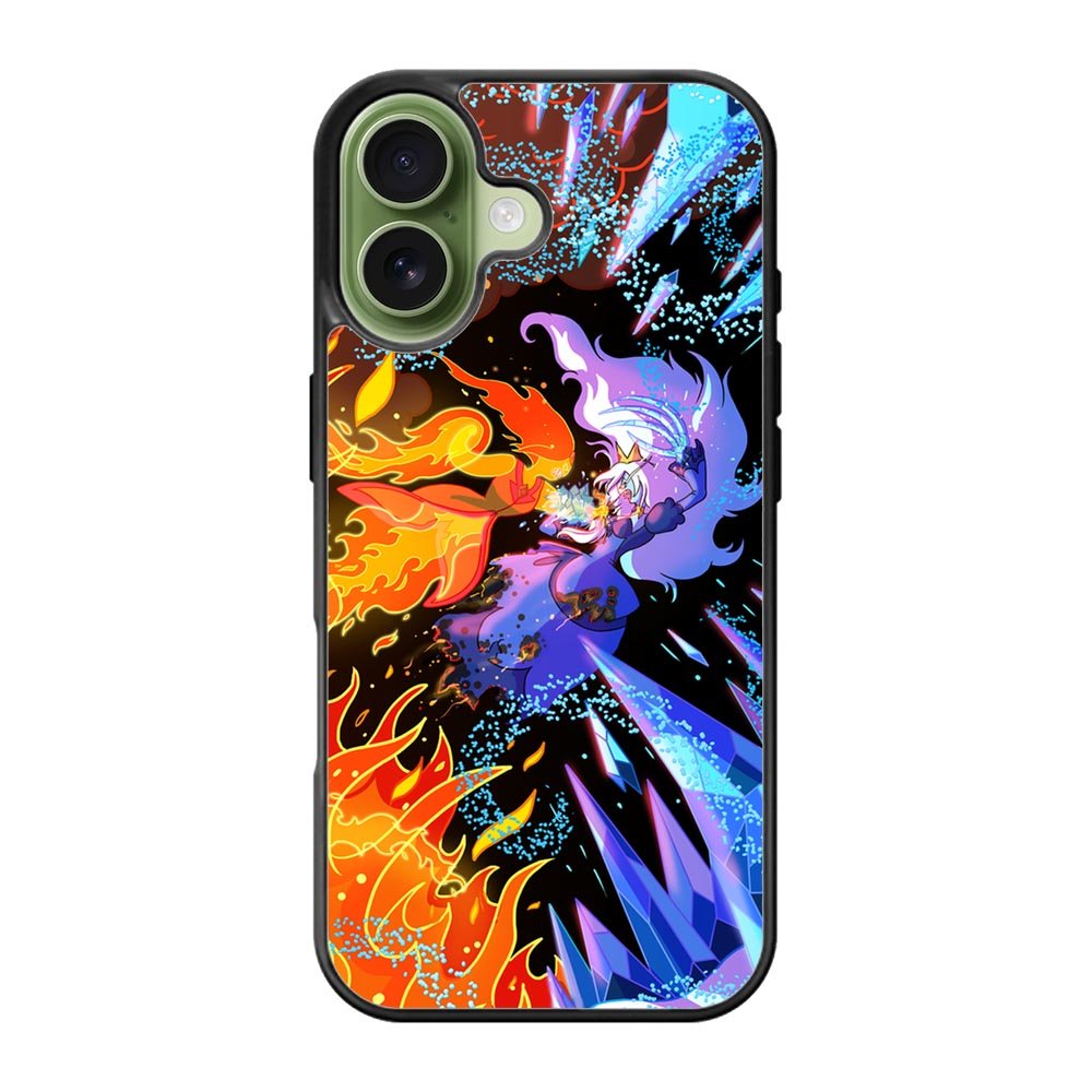 Adventure Time Ice King VS Flame Princess iPhone 17 Case QC10629