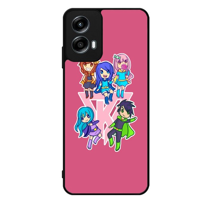 Funneh and the Krew Pink Motorola Moto G Play 2024 Case OV10573