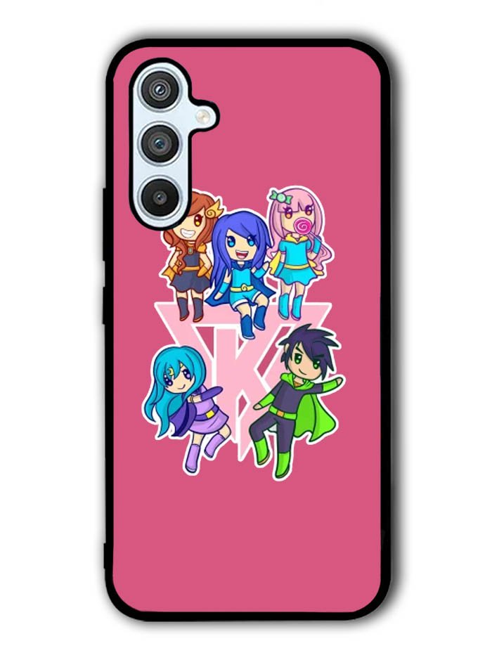 Funneh and the Krew Pink Samsung Galaxy A14 5G Case QC10573