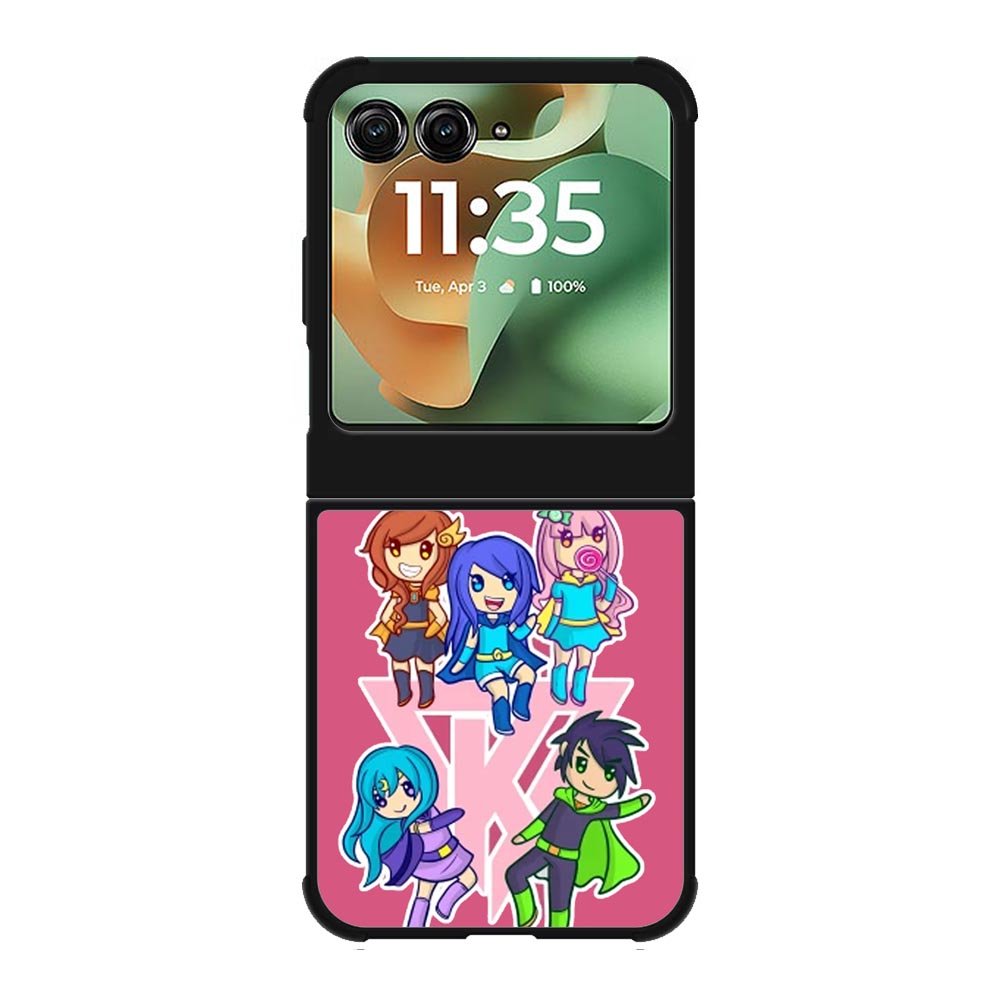 Funneh and the Krew Pink Motorola Moto RAZR 2025 Case OV10573