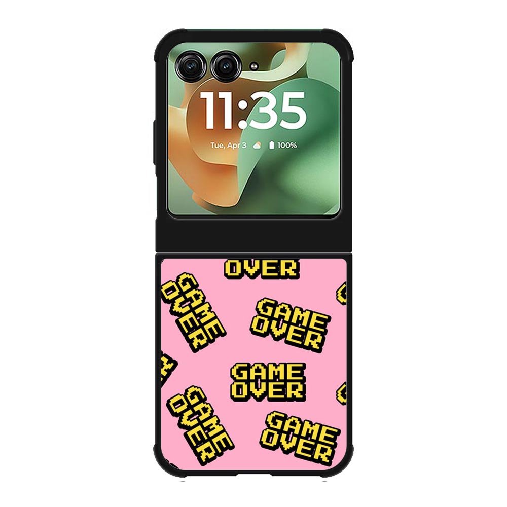 Game Over Pattern Motorola Moto RAZR 2025 Case OV10576
