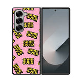 Game Over Pattern Samsung Galaxy Z Fold 7 5G Case QC10576