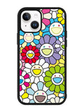 takashi murakami flowers colorful iPhone 14 Plus Case QC10222