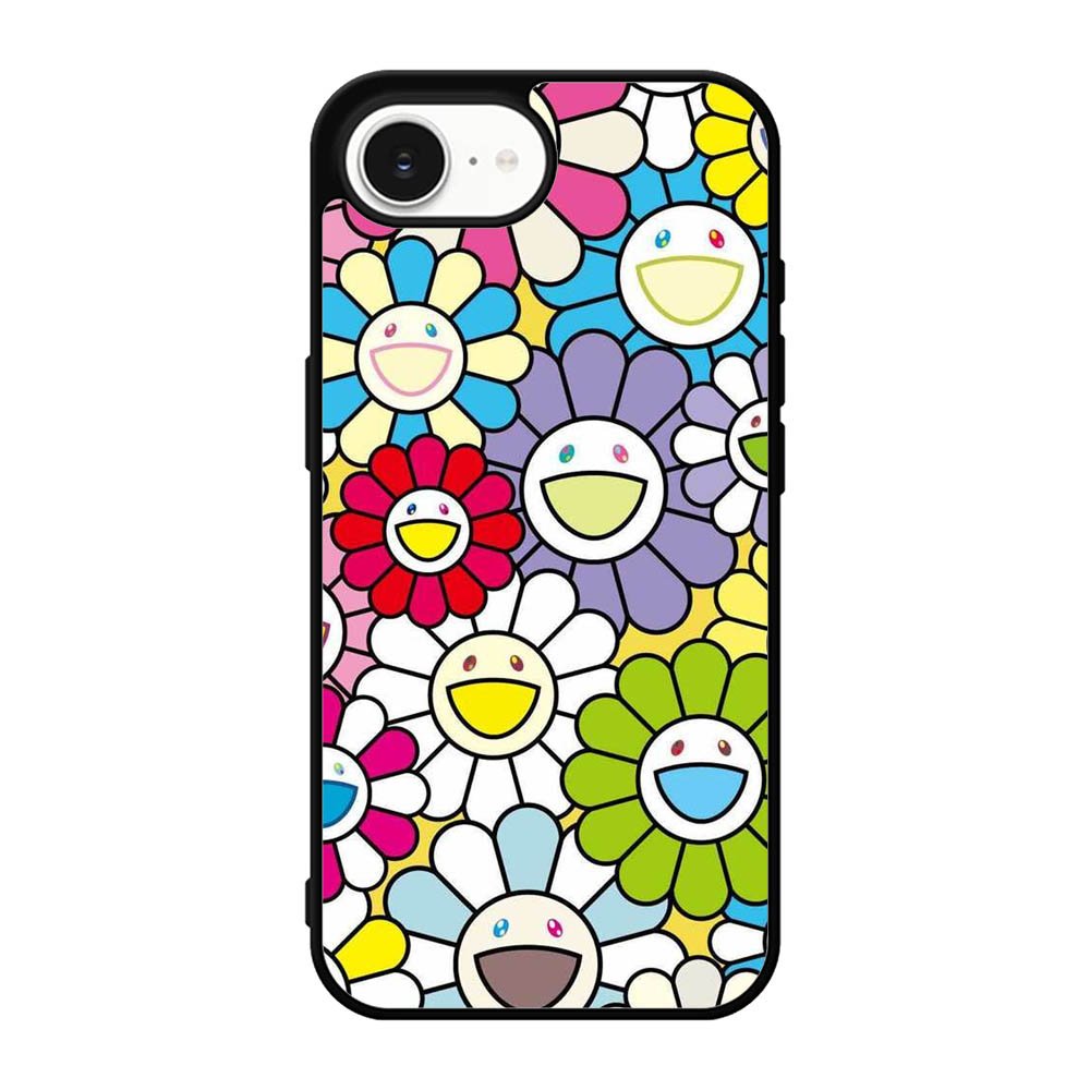 takashi murakami flowers colorful iPhone 17e Case OV10222