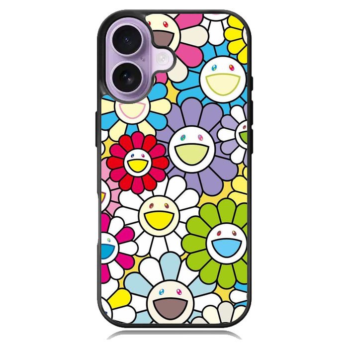 takashi murakami flowers colorful iPhone 17 Case OV10222