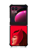 Superhero Series Scarlet Witch Motorola Moto Razr Plus 2023 , Moto Razr+ 2023 Case OV7847