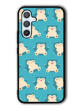 snorlax pattern Samsung Galaxy A14 5G Case QC7865