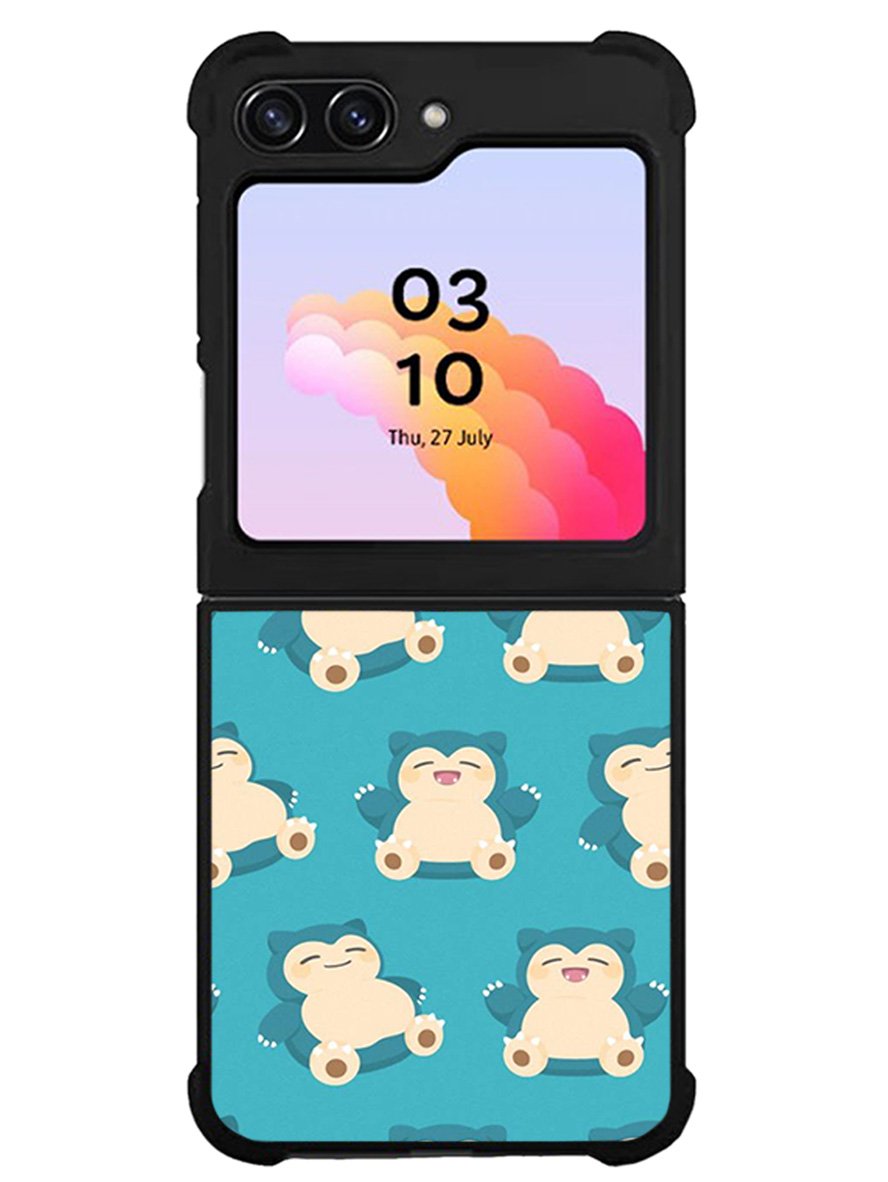 snorlax pattern Samsung Galaxy Z Flip 5 5G 2023 Case OV7865