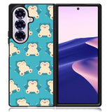 snorlax pattern Samsung Galaxy Z Fold 7 Case OV7865