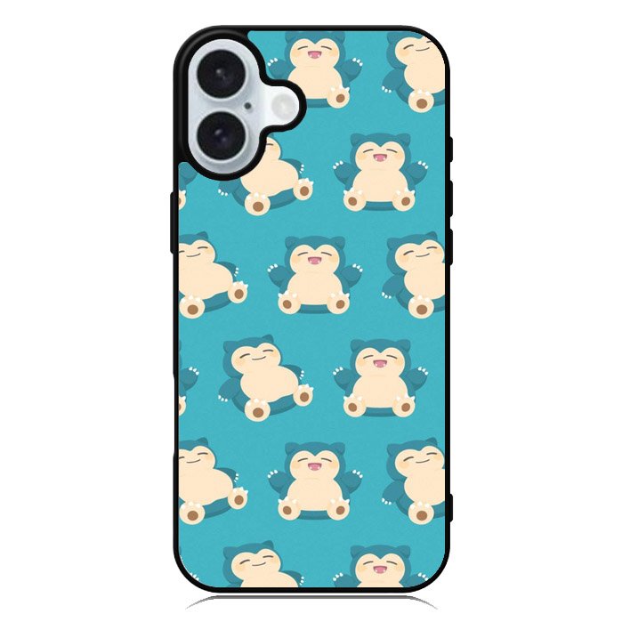 snorlax pattern iPhone 16 Plus Case QC7865