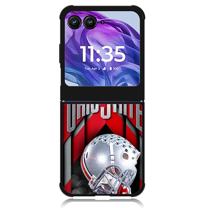 ohio state buckeyes 8th Motorola Moto Razr Plus 2024 , Moto Razr+ 2024 Case