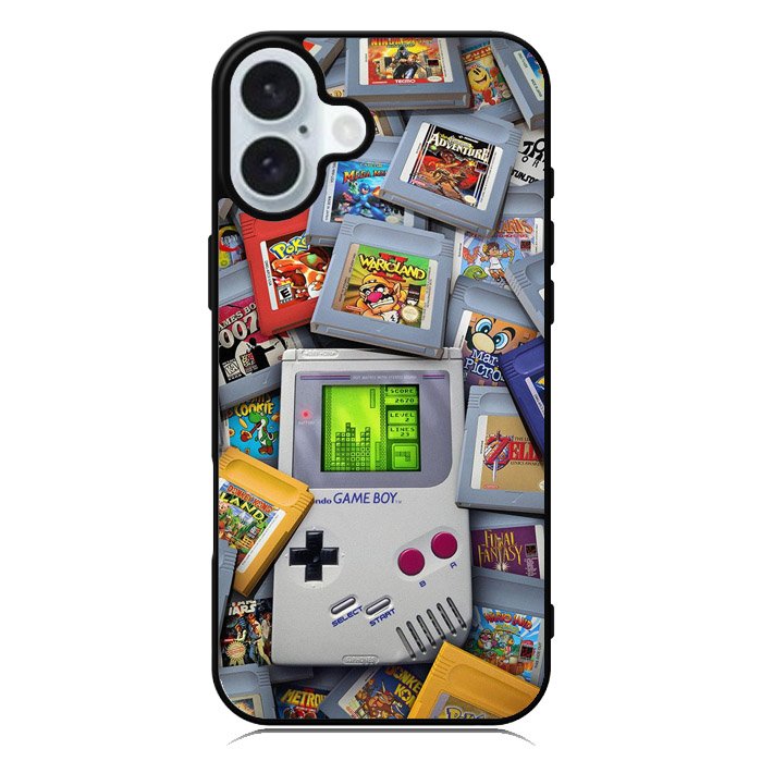 Gameboy iPhone 16 Plus Case QC9091